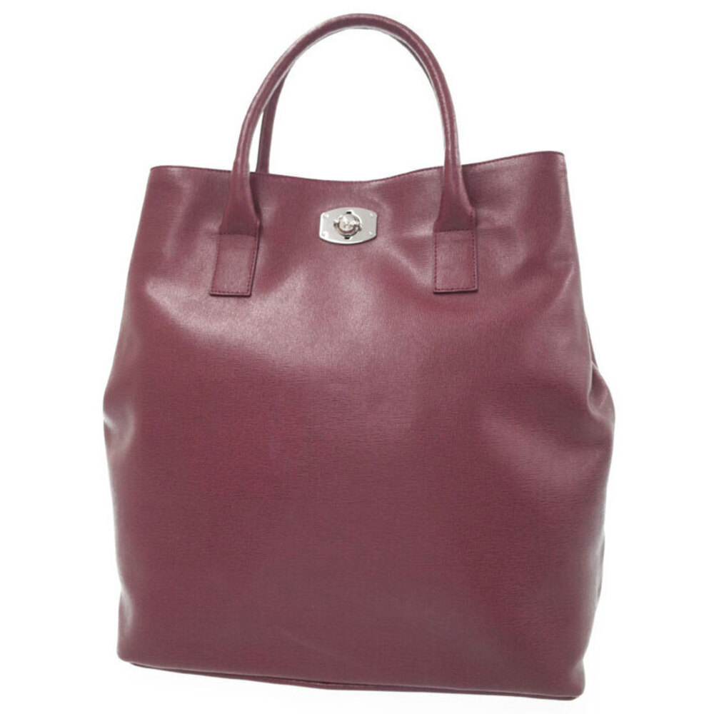 Furla Appaloosa leather tote bag Red